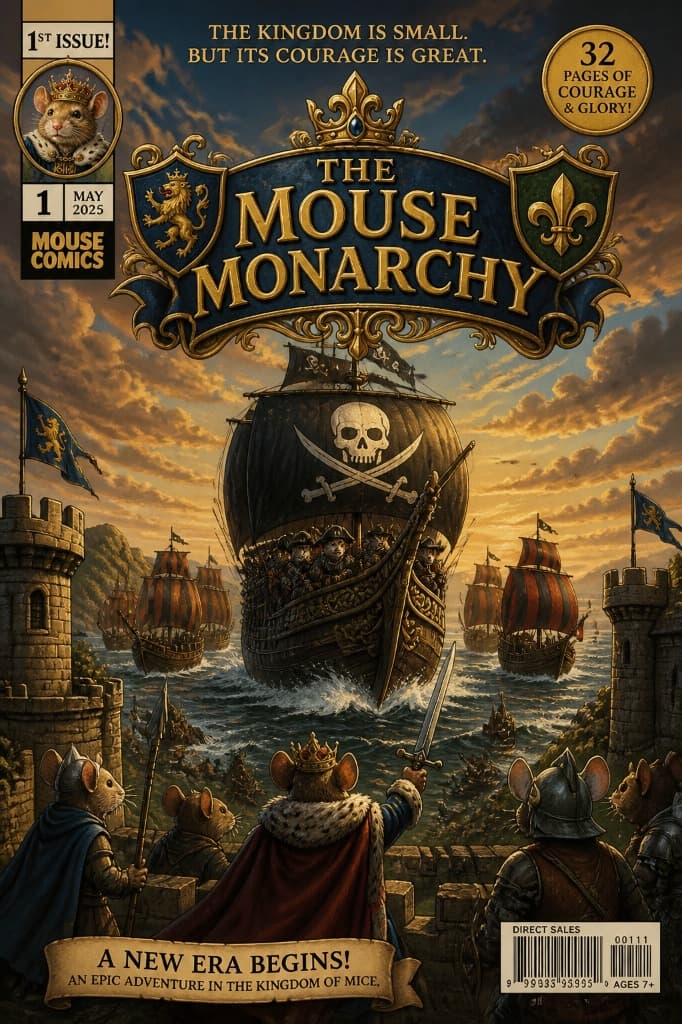 Cover art for Issue #1: The Pirate Blockade